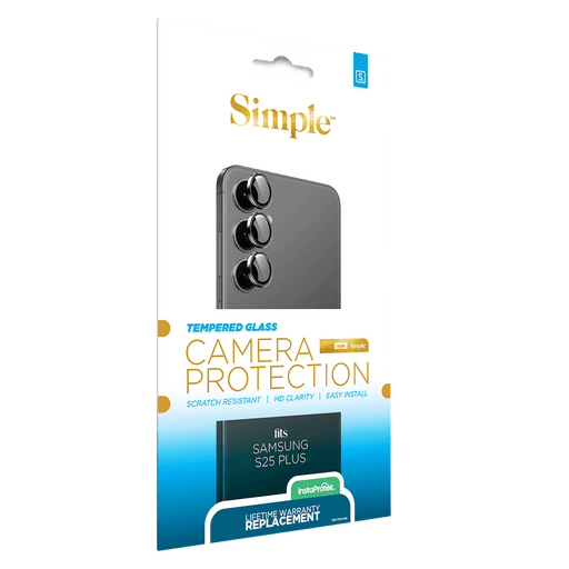 Simple Camera Lens Protector for the Samsung Galaxy S25 Plus