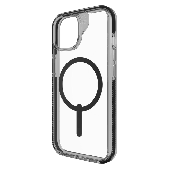 ZAGG Santa Cruz Snap MagSafe Case for Apple iPhone 15 / iPhone 14 / iPhone 13 Black