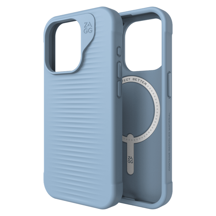 ZAGG Luxe Snap MagSafe Case for Apple iPhone 15 Pro Blue