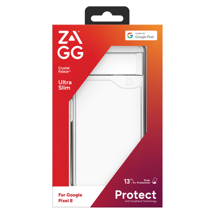 ZAGG Crystal Palace Case for Google Pixel 8 Clear