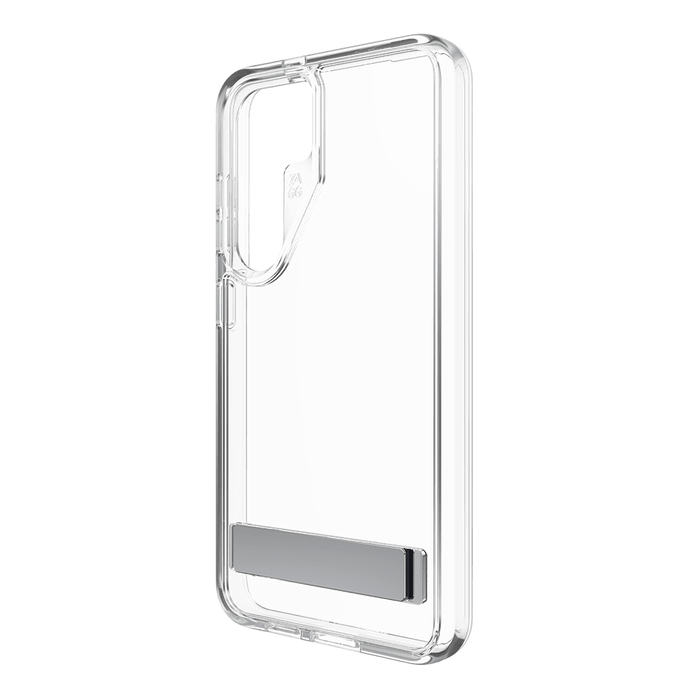 ZAGG Crystal Palace Case with Kick Stand for Samsung Galaxy S24 Clear