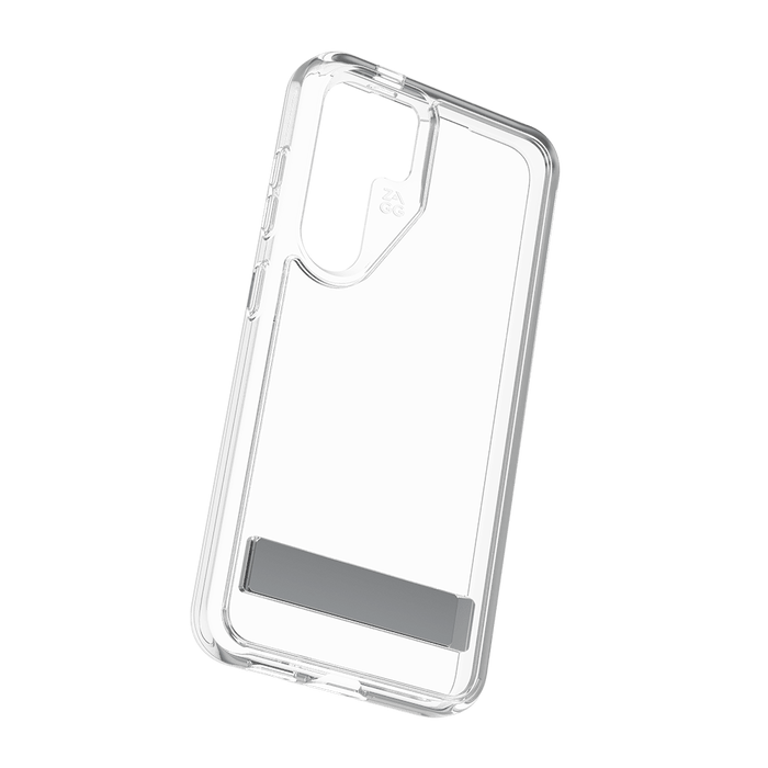 ZAGG Crystal Palace Case with Kick Stand for Samsung Galaxy S24 Clear