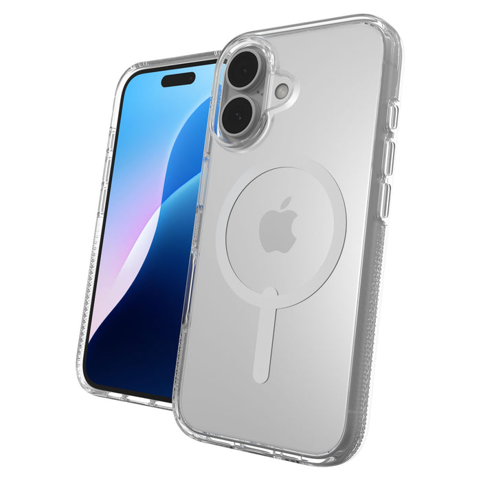 ZAGG Crystal Palace Snap MagSafe Case for Apple iPhone 16 Clear