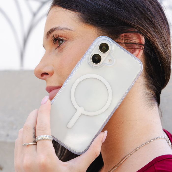 ZAGG Crystal Palace Snap MagSafe Case for Apple iPhone 16 Plus Clear