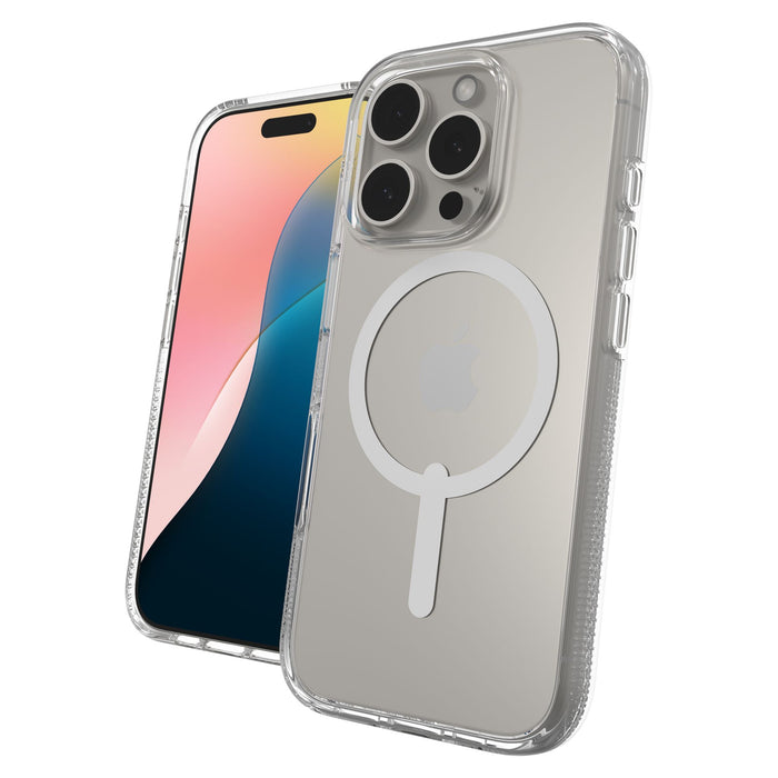 ZAGG Crystal Palace Snap MagSafe Case for Apple iPhone 16 Pro Clear