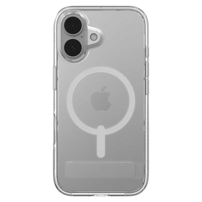 ZAGG Crystal Palace Snap MagSafe Case with Kickstand for Apple iPhone 16 Clear