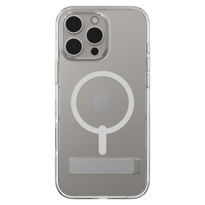 ZAGG Crystal Palace Snap MagSafe Case with Kickstand for Apple iPhone 16 Pro Max Clear