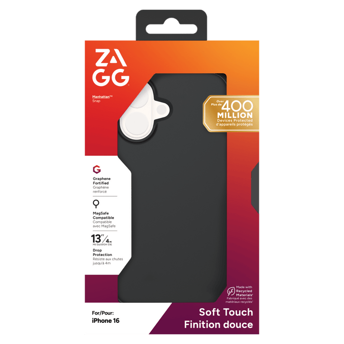 ZAGG Manhattan Snap MagSafe Case for Apple iPhone 16