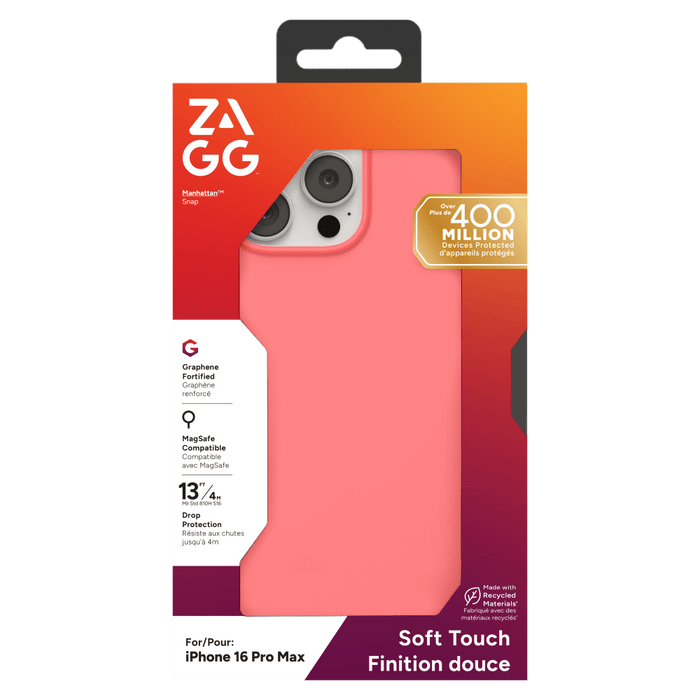 ZAGG Manhattan Snap MagSafe Case for Apple iPhone 16 Pro Max