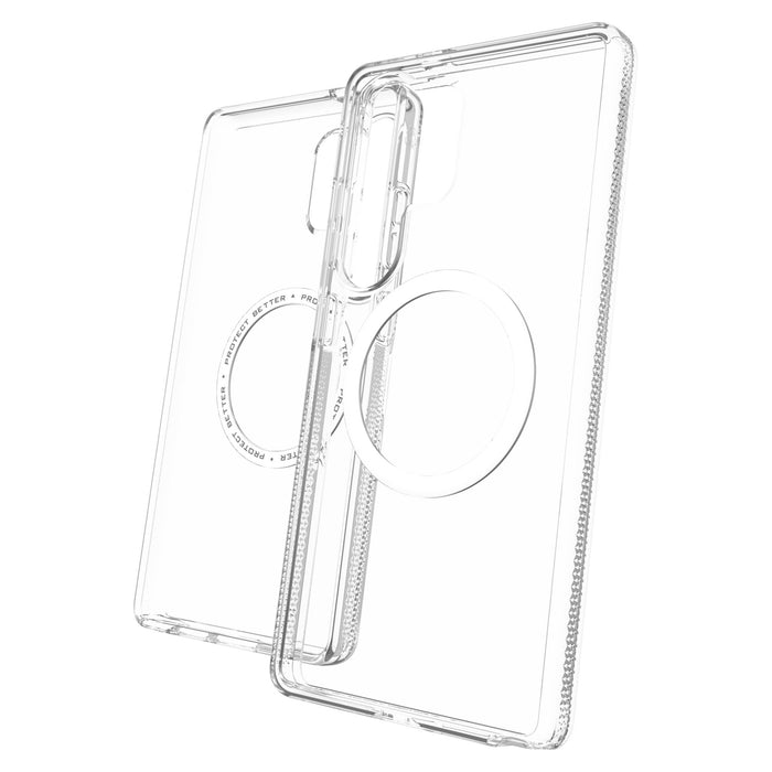 ZAGG Crystal Palace Snap MagSafe Case for Samsung Galaxy S25 Ultra Clear