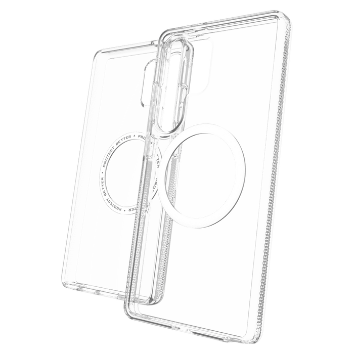 ZAGG Crystal Palace Snap MagSafe Case for Samsung Galaxy S25 Ultra Clear