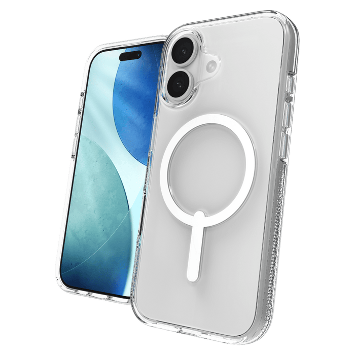 ZAGG Crystal Palace Snap MagSafe Case with Kickstand for Apple iPhone 17 Clear