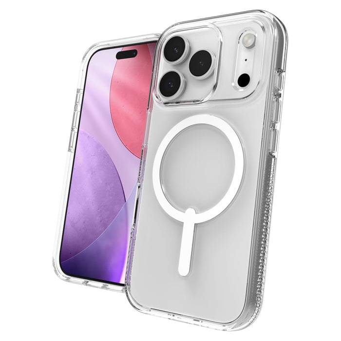 ZAGG Crystal Palace Snap MagSafe Case with Kickstand for Apple iPhone 17 Pro Clear