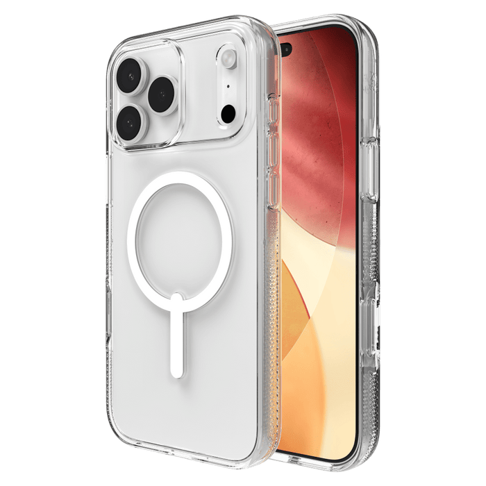 ZAGG Crystal Palace Snap MagSafe Case with Kickstand for Apple iPhone 17 Pro Max Clear