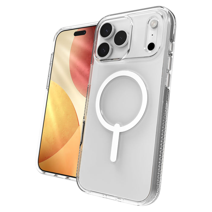 ZAGG Crystal Palace Snap MagSafe Case with Kickstand for Apple iPhone 17 Pro Max Clear