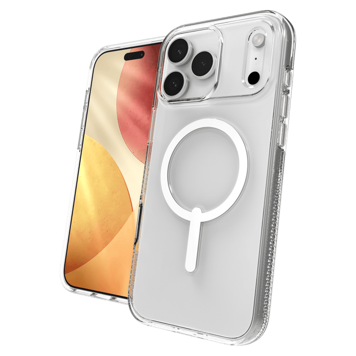ZAGG Crystal Palace Snap MagSafe Case with Kickstand for Apple iPhone 17 Pro Max Clear