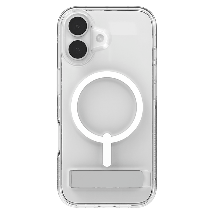 ZAGG Crystal Palace Snap MagSafe Case with Kickstand for Apple iPhone 17 Clear