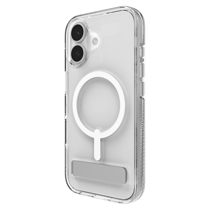 ZAGG Crystal Palace Snap MagSafe Case with Kickstand for Apple iPhone 17 Clear