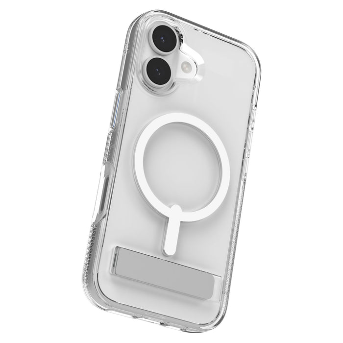 ZAGG Crystal Palace Snap MagSafe Case with Kickstand for Apple iPhone 17 Clear