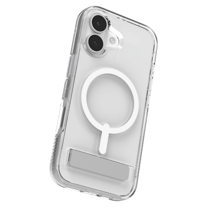 ZAGG Crystal Palace Snap MagSafe Case with Kickstand for Apple iPhone 17 Clear