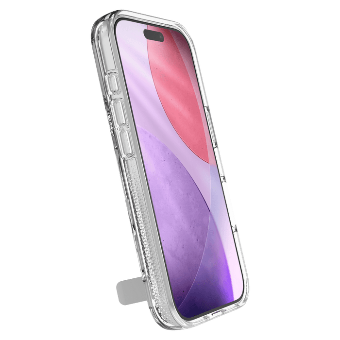ZAGG Crystal Palace Snap MagSafe Case with Kickstand for Apple iPhone 17 Pro Clear