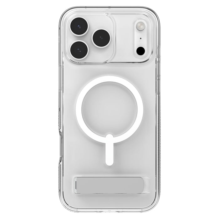 ZAGG Crystal Palace Snap MagSafe Case with Kickstand for Apple iPhone 17 Pro Max Clear