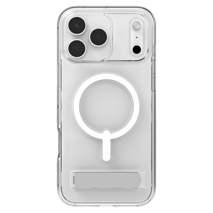 ZAGG Crystal Palace Snap MagSafe Case with Kickstand for Apple iPhone 17 Pro Max Clear