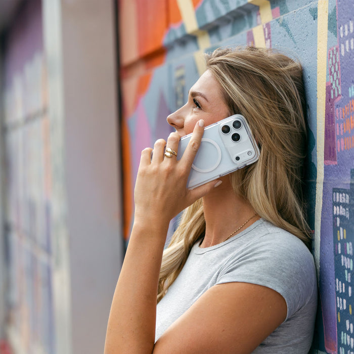 ZAGG Crystal Palace Snap MagSafe Case with Kickstand for Apple iPhone 17 Pro Max Clear