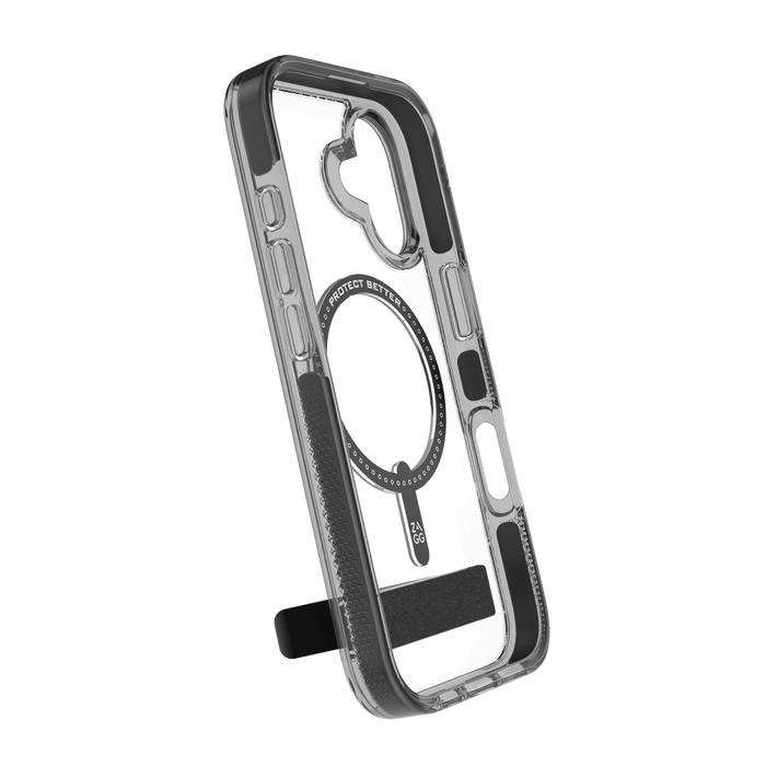 ZAGG Santa Cruz Snap Case with Kickstand for Apple iPhone 17 Black
