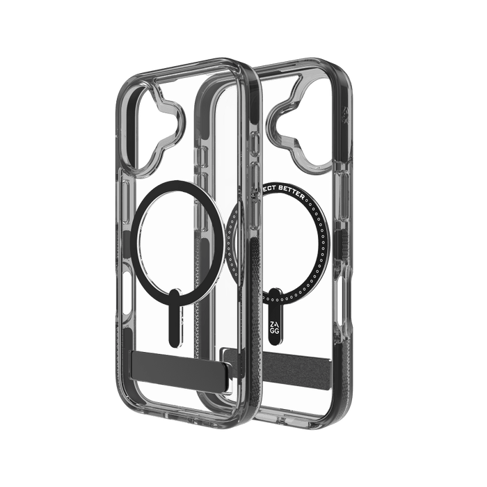 ZAGG Santa Cruz Snap Case with Kickstand for Apple iPhone 17 Black