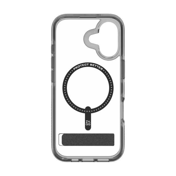 ZAGG Santa Cruz Snap Case with Kickstand for Apple iPhone 17 Black