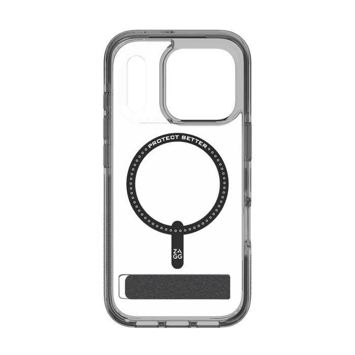 ZAGG Santa Cruz Snap Case with Kickstand for Apple iPhone 17 Pro Black