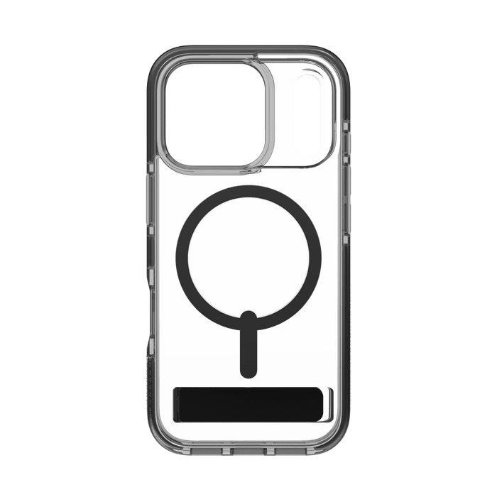 ZAGG Santa Cruz Snap Case with Kickstand for Apple iPhone 17 Pro Black
