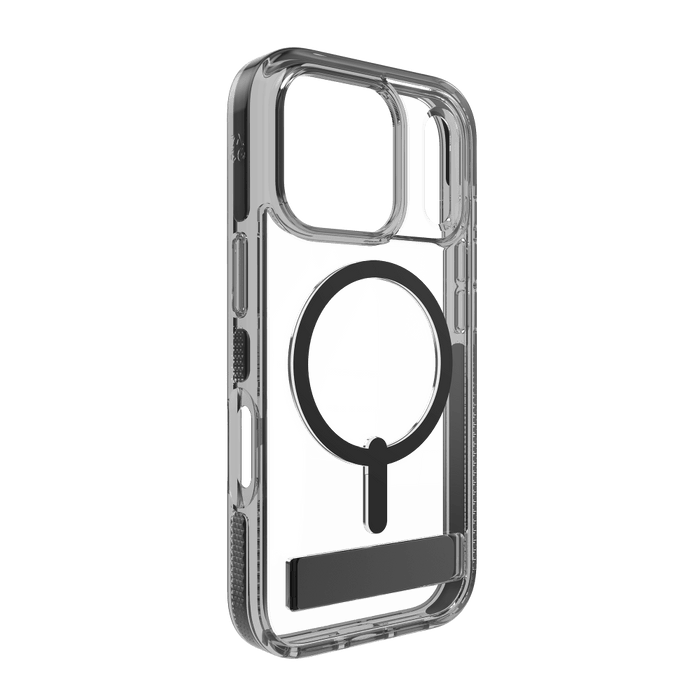 ZAGG Santa Cruz Snap Case with Kickstand for Apple iPhone 17 Pro Black