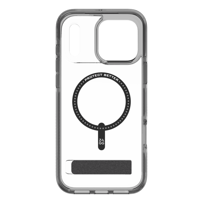 ZAGG Santa Cruz Snap Case with Kickstand for Apple iPhone 17 Pro Max Black