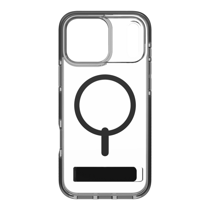 ZAGG Santa Cruz Snap Case with Kickstand for Apple iPhone 17 Pro Max Black