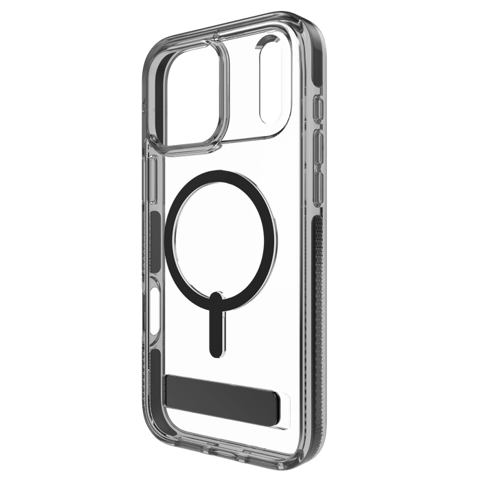 ZAGG Santa Cruz Snap Case with Kickstand for Apple iPhone 17 Pro Max Black