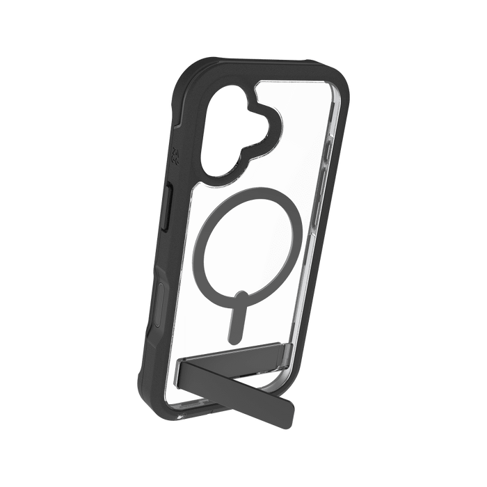 ZAGG Rainier Snap MagSafe Case with Kickstand for Apple iPhone 17 Black