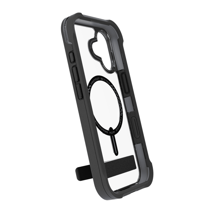 ZAGG Rainier Snap MagSafe Case with Kickstand for Apple iPhone 17 Black