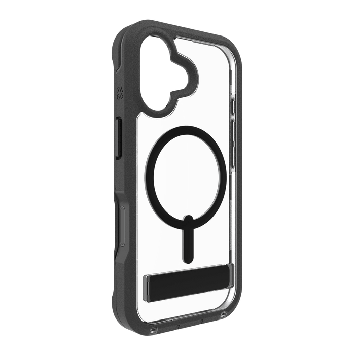 ZAGG Rainier Snap MagSafe Case with Kickstand for Apple iPhone 17 Black