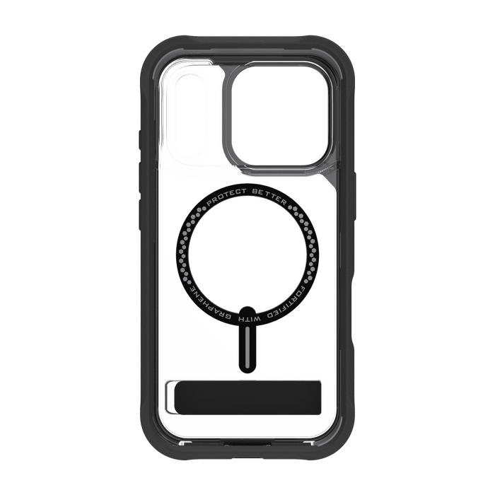 ZAGG Rainier Snap MagSafe Case with Kickstand for Apple iPhone 17 Pro Black