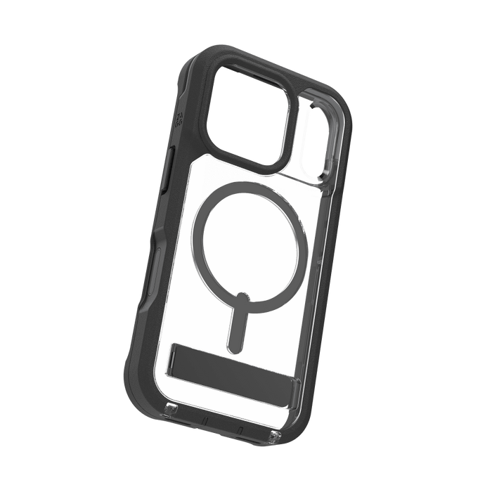 ZAGG Rainier Snap MagSafe Case with Kickstand for Apple iPhone 17 Pro Black