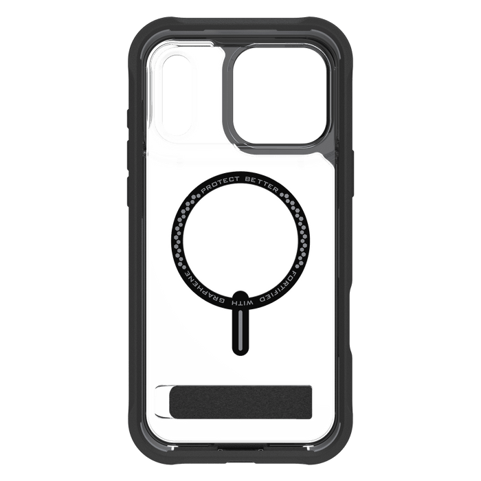 ZAGG Rainier Snap MagSafe Case with Kickstand for Apple iPhone 17 Pro Max Black