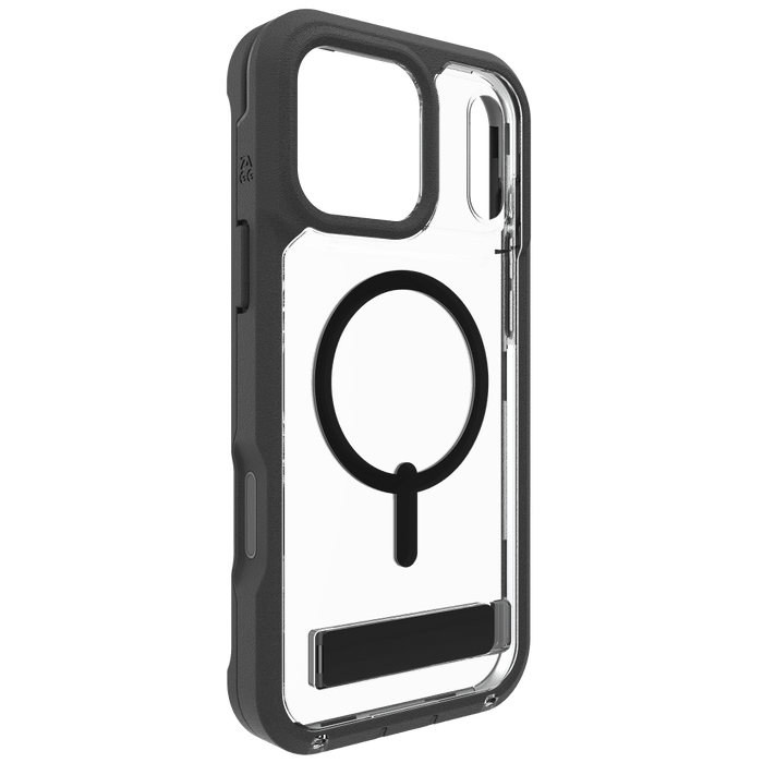 ZAGG Rainier Snap MagSafe Case with Kickstand for Apple iPhone 17 Pro Max Black