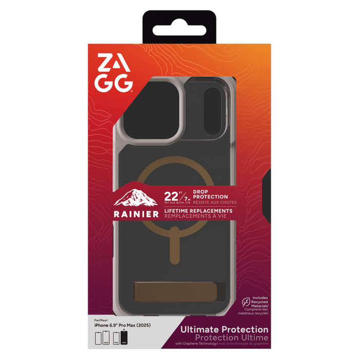 ZAGG Rainier Snap MagSafe Case with Kickstand