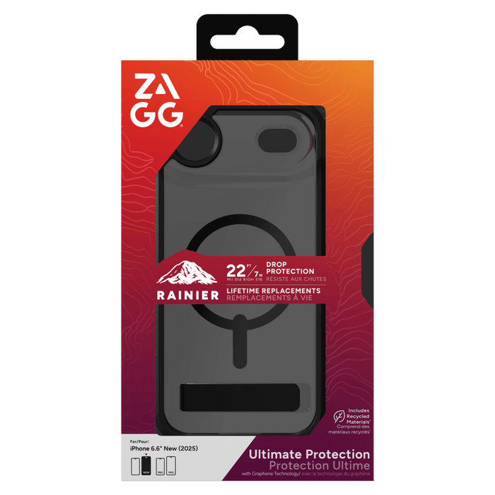 ZAGG Rainier Snap MagSafe Case with Kickstand