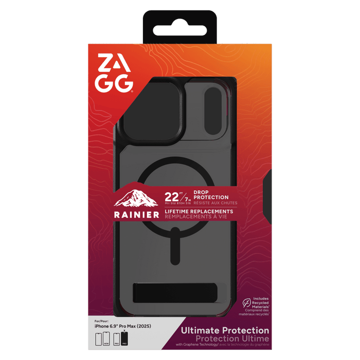 ZAGG Rainier Snap MagSafe Case with Kickstand