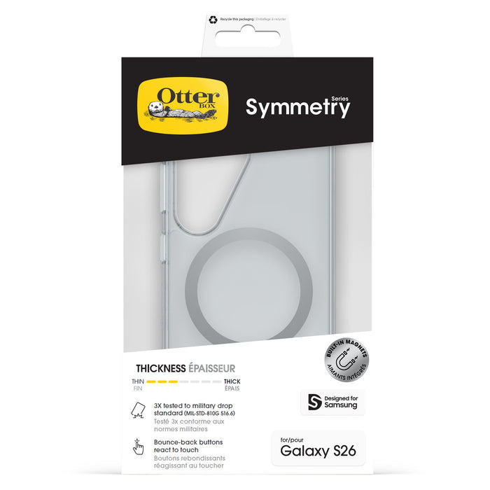 OtterBox Symmetry Clear Magnetic Case for Samsung Galaxy S26