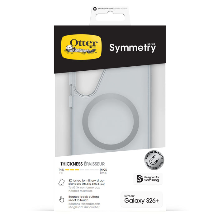 OtterBox Symmetry Clear Magnetic Case for Samsung Galaxy S26 Plus