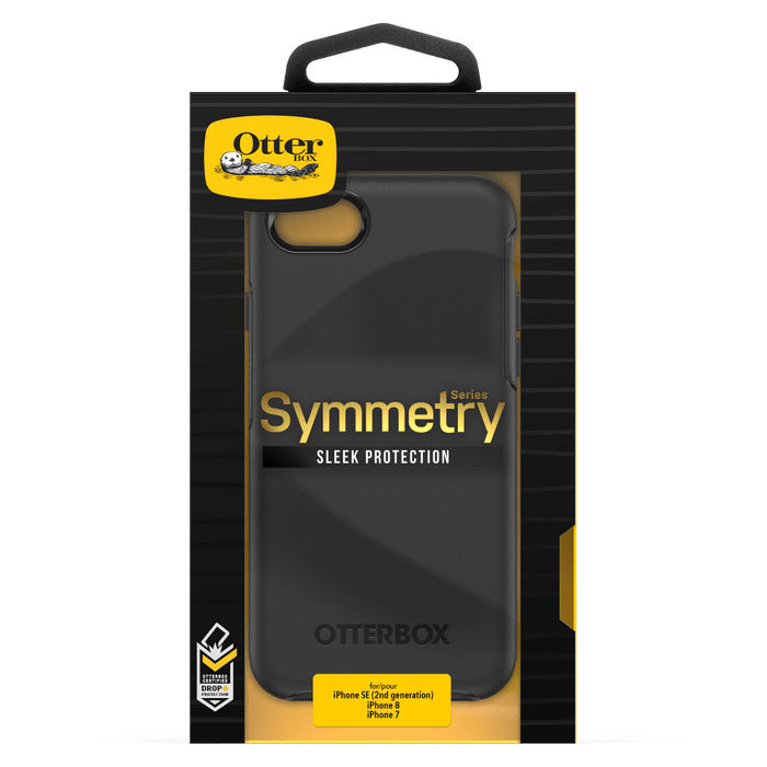 OtterBox Symmetry Case for Apple iPhone SE 2022 / SE 2020 / 8 / 7 Black
